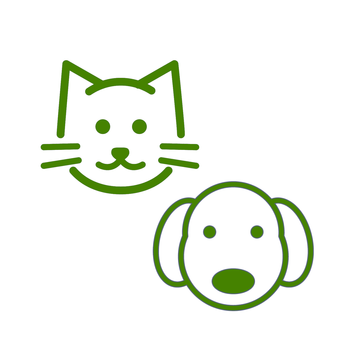 Puppies and kittens